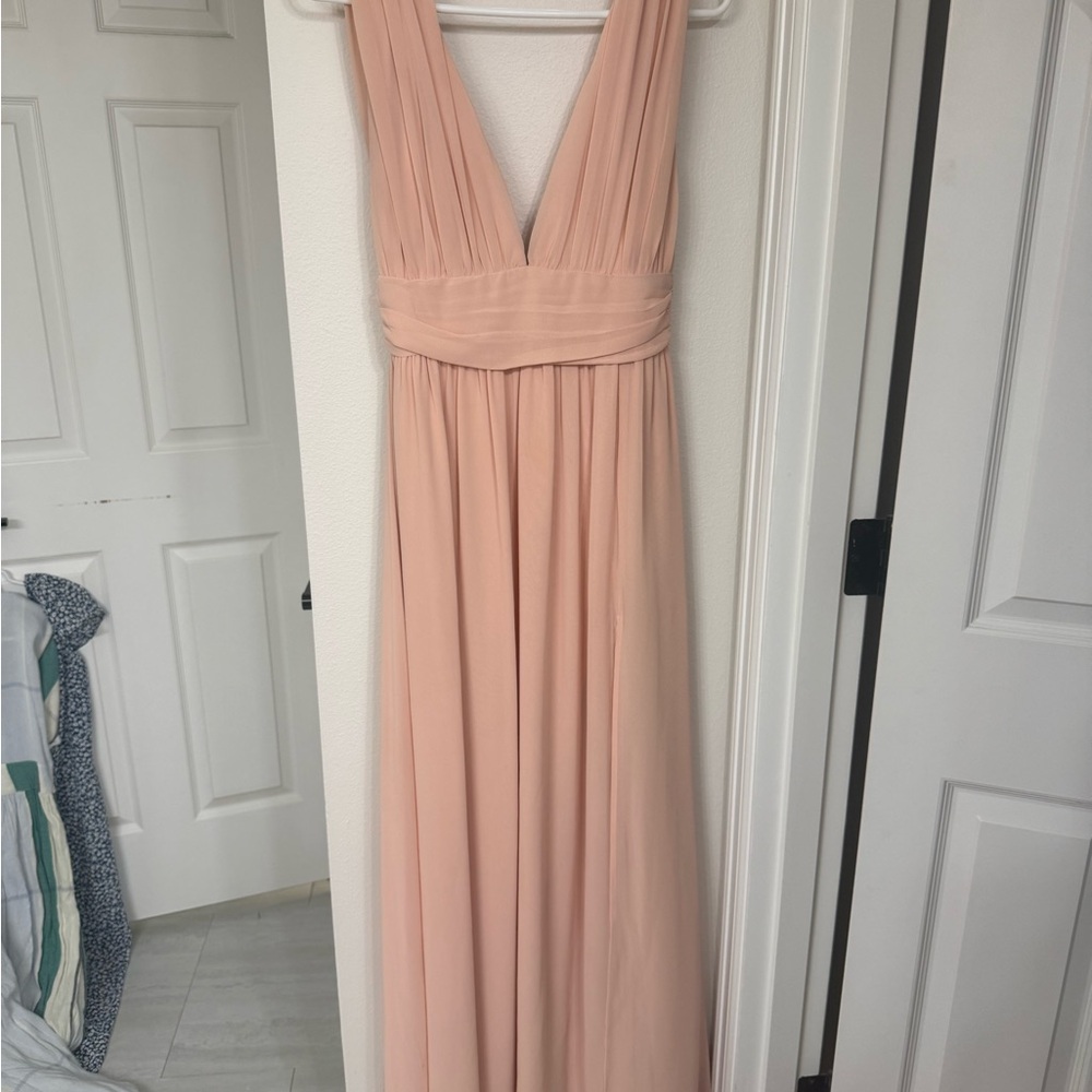 Lulu's Blush Maxi Dress
